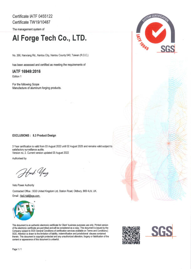 IATF 16949:2016 Certification